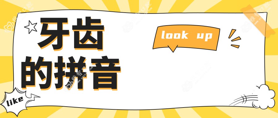 牙齿的拼音