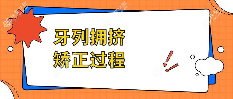 牙列拥挤矫正过程