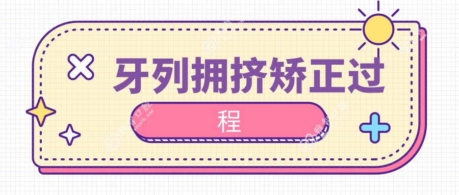 牙列拥挤矫正过程