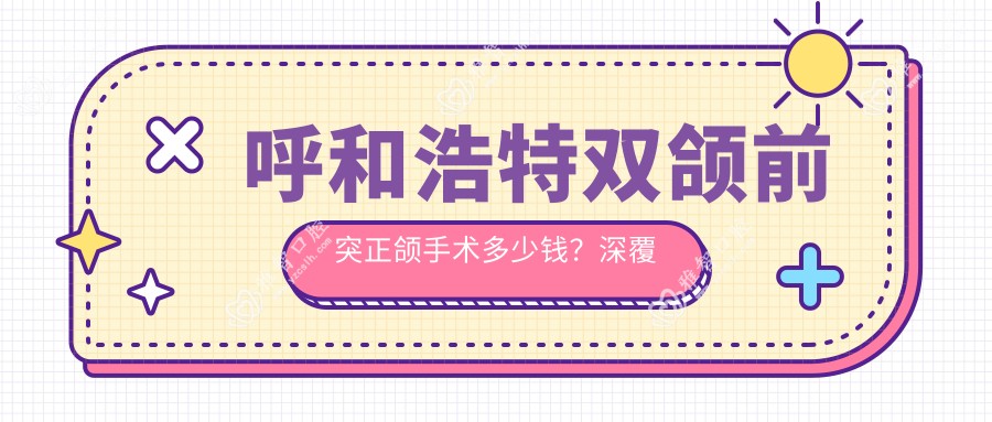 呼和浩特双颌前突正颌手术多少钱?深覆合正颌手术8k+