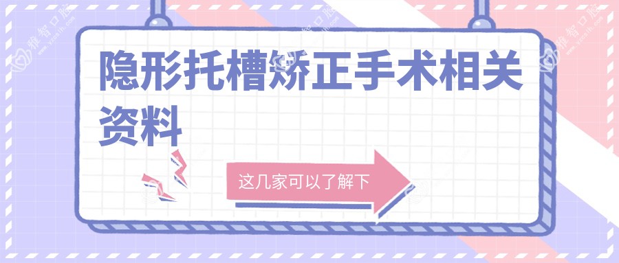 隐形托槽矫正手术相关资料