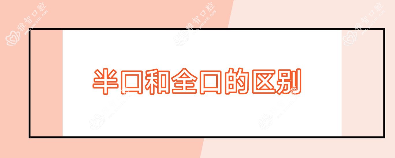 半口和全口的区别
