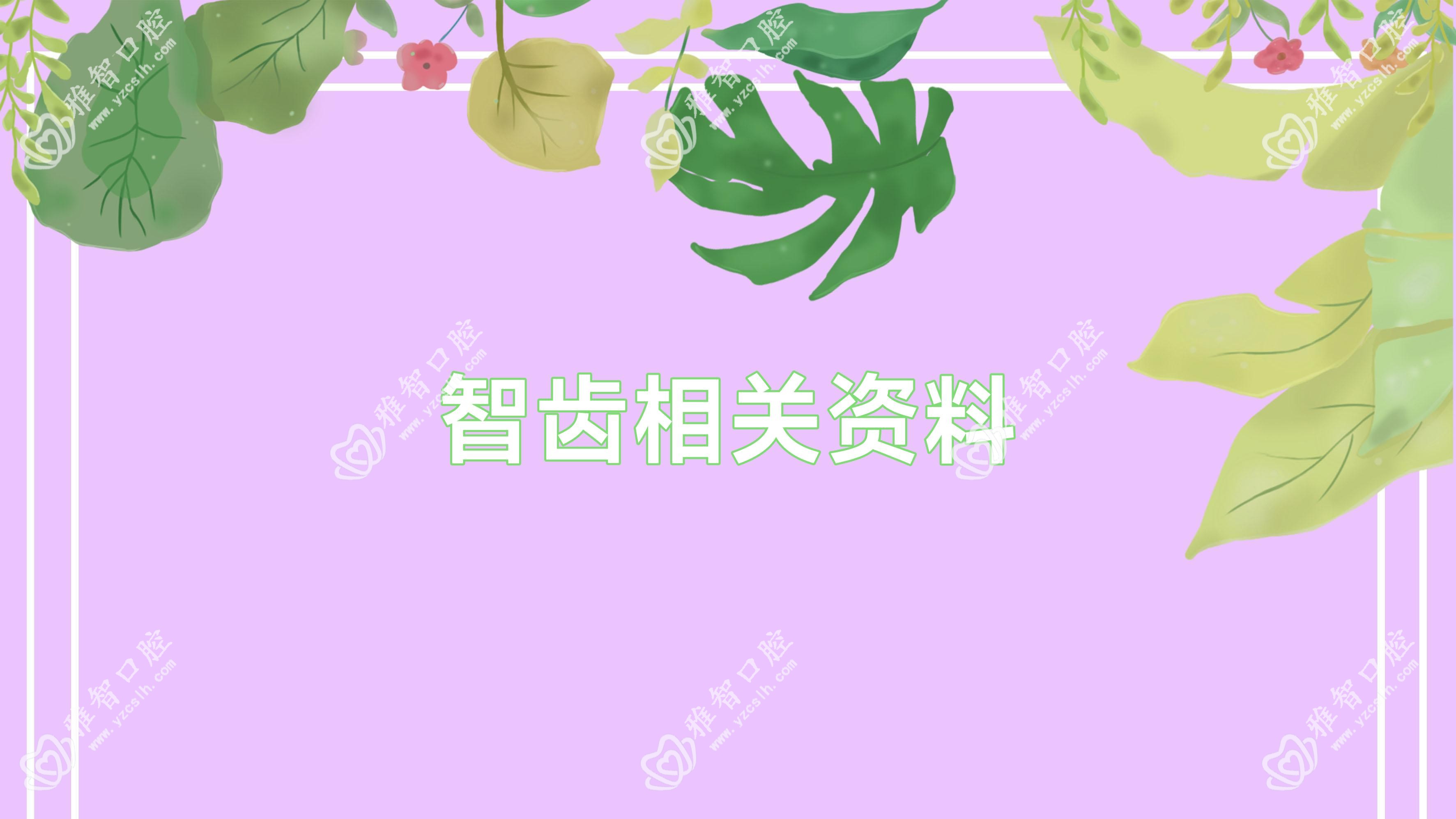 智齿相关资料