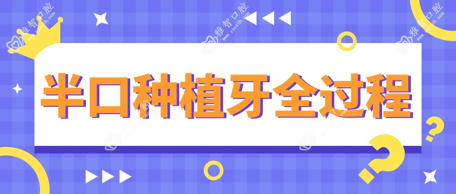 半口种植牙全过程
