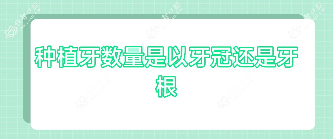 种植牙数量是以牙冠还是牙根