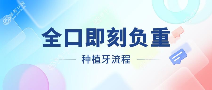 全口即刻负重种植牙流程