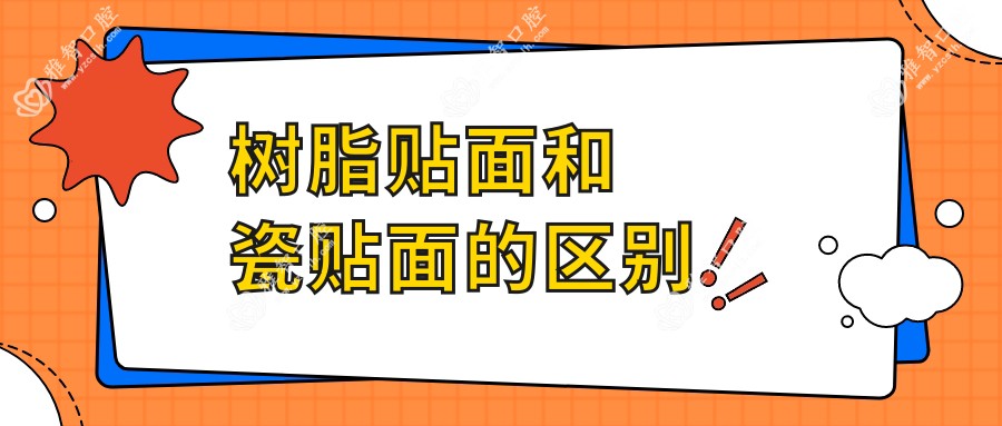 树脂贴面和瓷贴面的区别