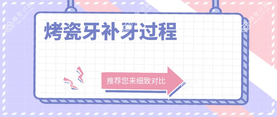 烤瓷牙补牙过程