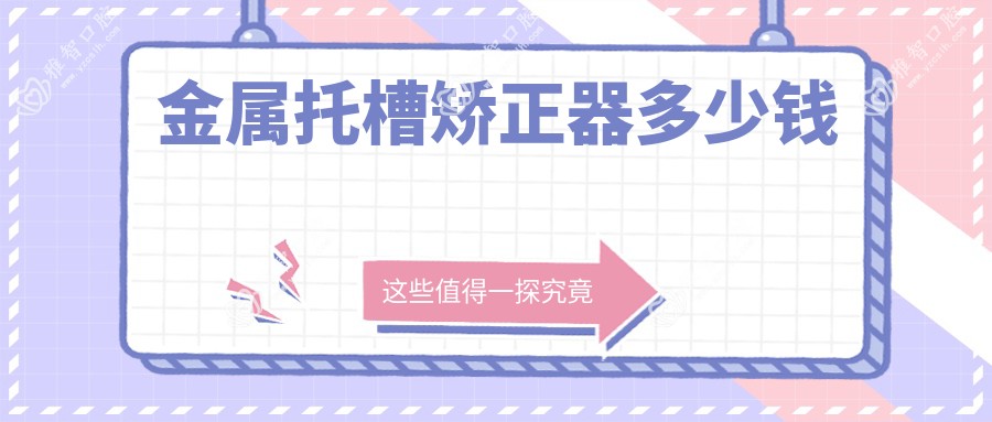 金属托槽矫正器多少钱