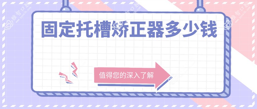 固定托槽矫正器多少钱