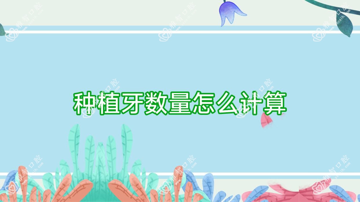 种植牙数量怎么计算