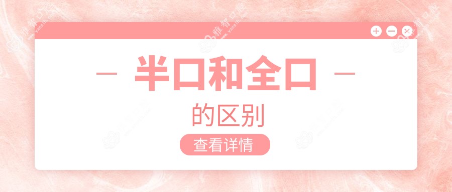 半口和全口的区别