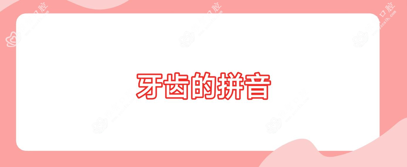 牙齿的拼音