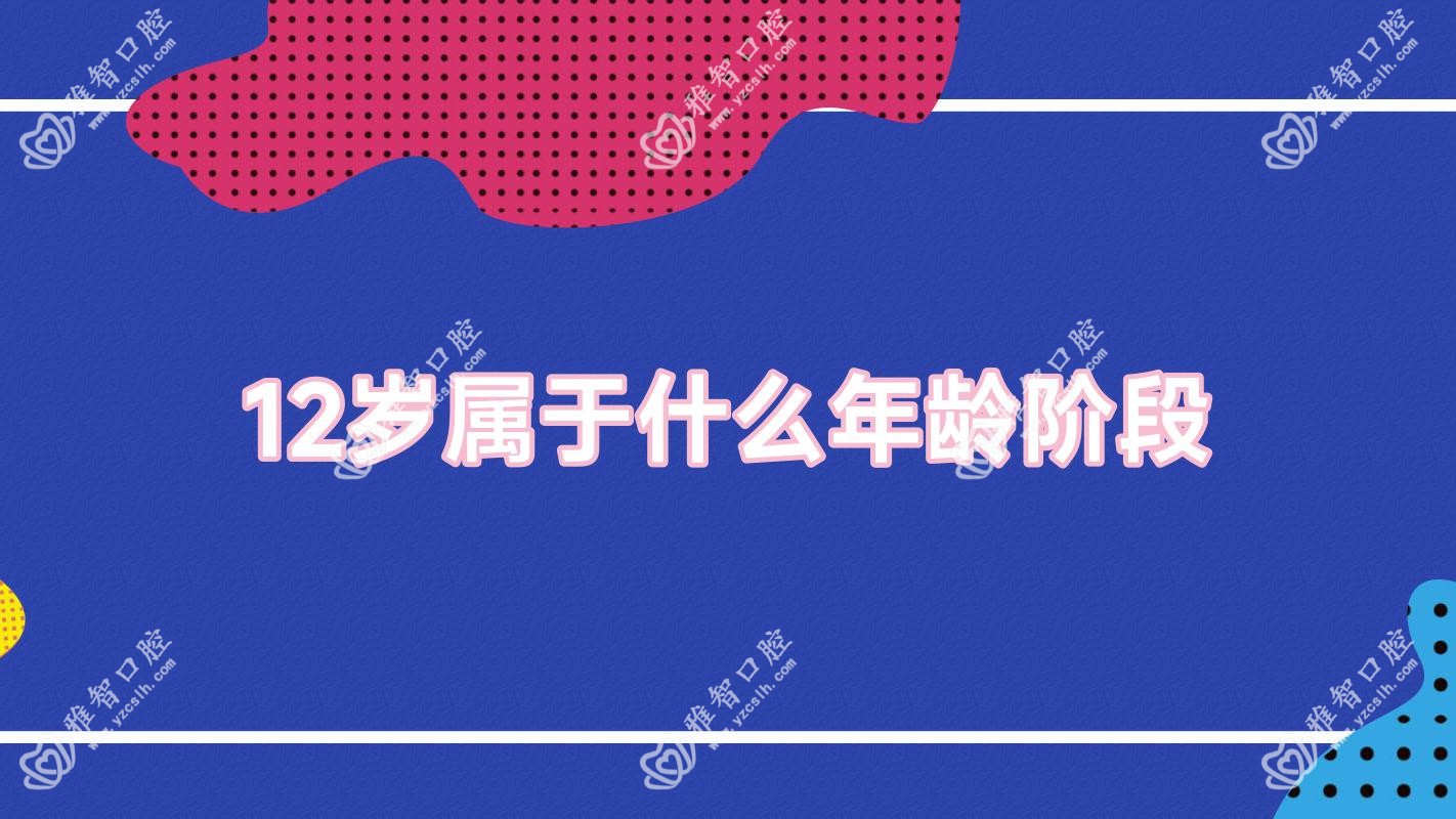 12岁属于什么年龄阶段