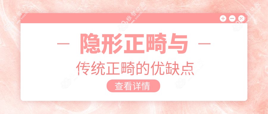 隐形正畸与传统正畸的优缺点