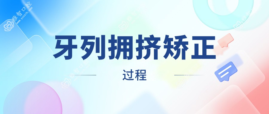 牙列拥挤矫正过程