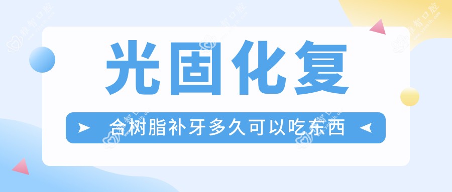 光固化复合树脂补牙多久可以吃东西