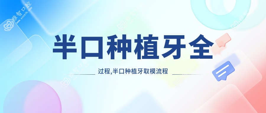 半口种植牙全过程,半口种植牙取模流程