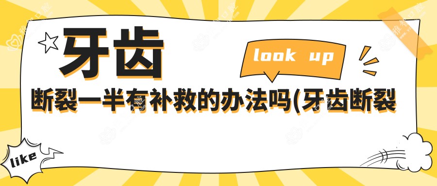 牙齿断裂一半有补救的办法吗(牙齿断裂是什么原因)