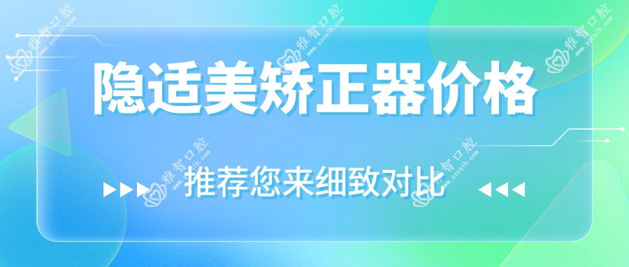 隐适美矫正器价格