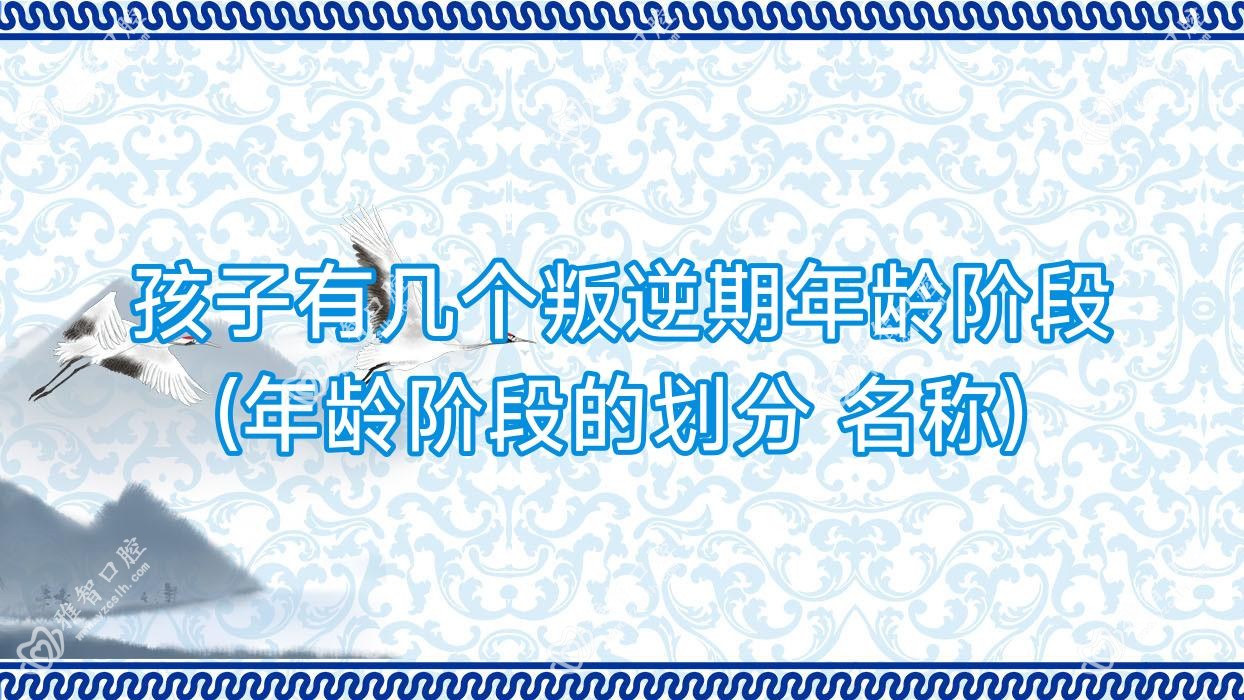 孩子有几个叛逆期年龄阶段(年龄阶段的划分 名称)