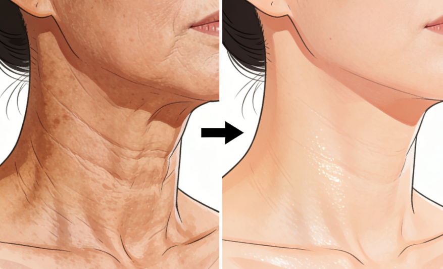 三、打颈纹后凸起线的处理与注意事项