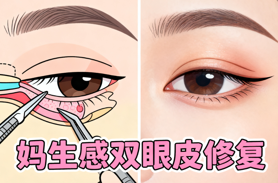 二、深圳朱武根双眼皮修复技术解析：动态美学与分层减张的结合