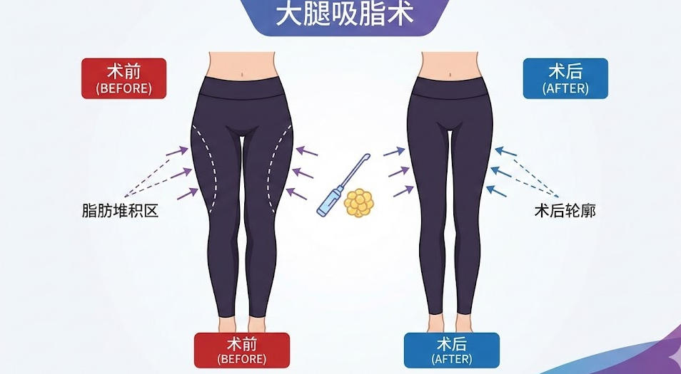 大腿吸脂一个月后还能再瘦多少？术后10-15天瘦1-3斤是常态！