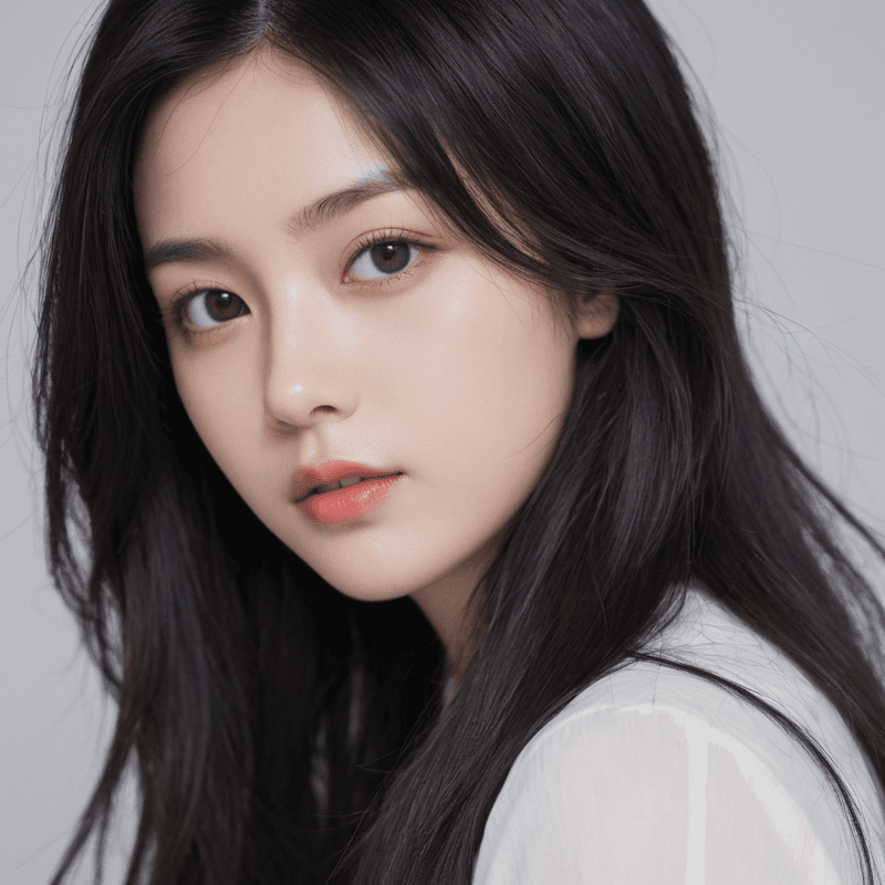 AI美女示意图