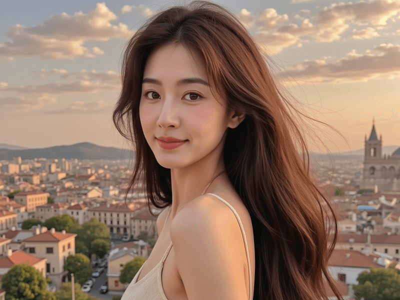 AI美女示意图 AI美女示意图