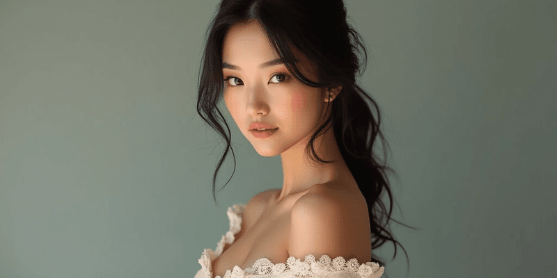 AI美女示意图