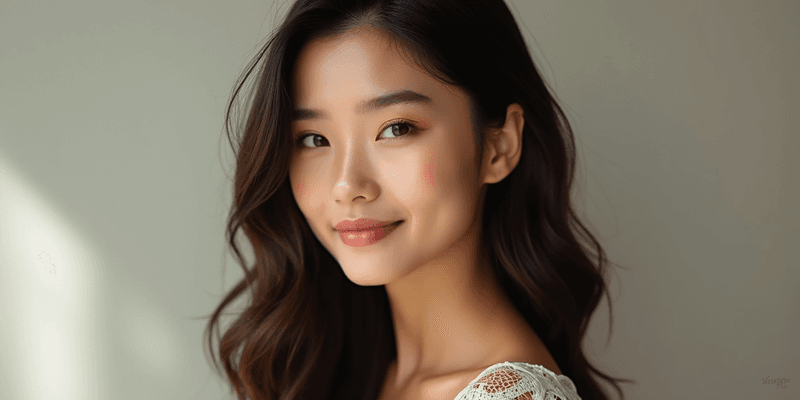 AI美女示意图