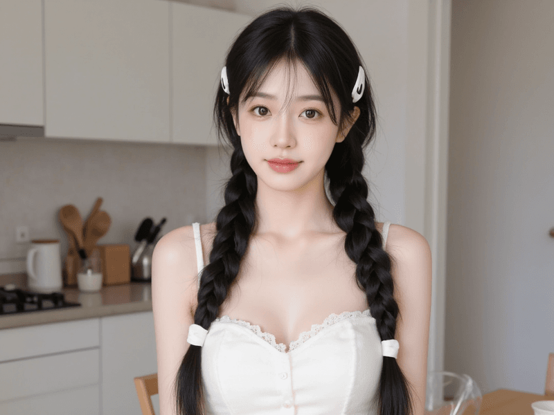AI美女示意图