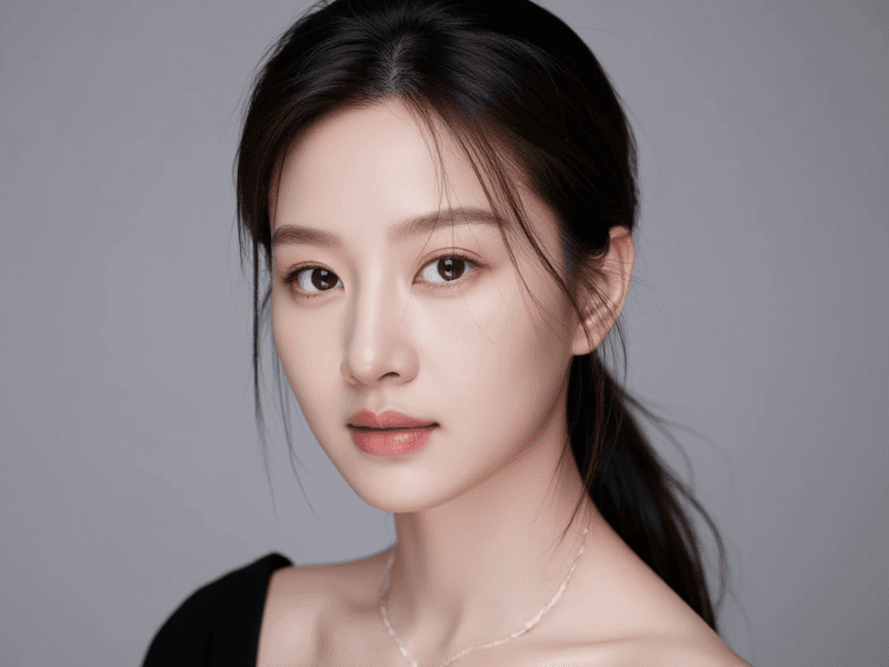AI美女示意图
