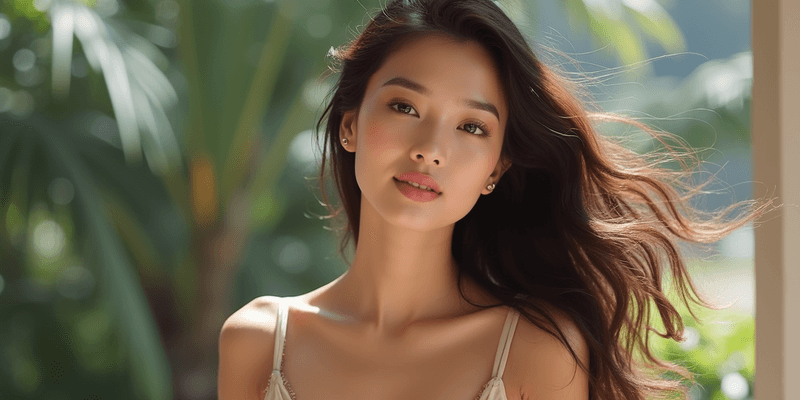 AI美女示意图