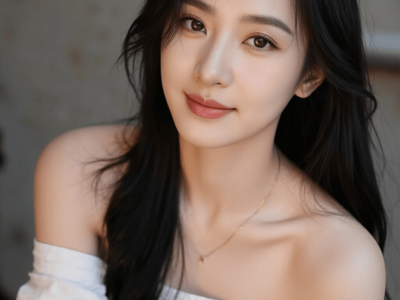 AI美女示意图